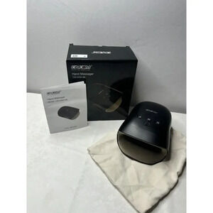 CINCOM Rechargeable Hand Massager with Heat and Compression (Black) No Charger